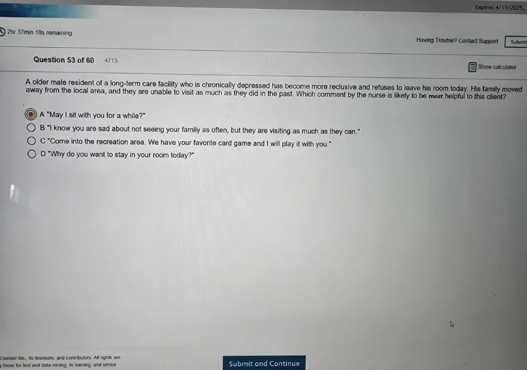 WGU D449 Psych & Mental Health OA2